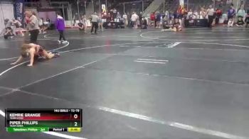 72-79 lbs Round 4 - Piper Phillips, Team Iowa vs Kemrie Grange, Team Utah