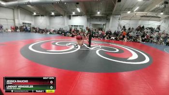 140 lbs Cons. Round 2 - Lindsay Henggeler, Woodland Park vs Jessica Raucho, Sierra