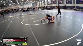 126 lbs Cons. Semi - Sophia Tamayo, Vici Wrestling Club vs Hannah Dunn, Alamo City Wrestling Club