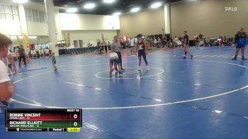 132 lbs Round 2 (10 Team) - Robbie Vincent, Straw Hats vs Richard Elliott, Anchor Wrestling