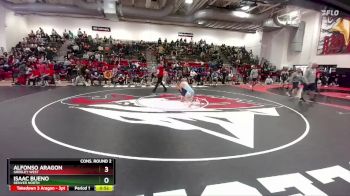 120 lbs Cons. Round 2 - Alfonso Aragon, Greeley West vs Isaac Bueno, Denver North