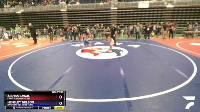 62-68 lbs Cons. Round 2 - Aeryss Lawal, Camel Kids Wrestling vs Hensley Nelson, Riverton USA Wrestling