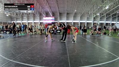 126 lbs Champ. Round 1 - Peyton Bowlin, Frontier High School Wrestling vs Ezra Archuleta, California