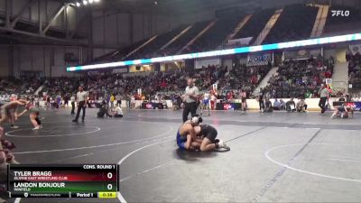 165 lbs Cons. Round 1 - Tyler Bragg, Olathe East Wrestling Club vs Landon Bonjour, Winfield