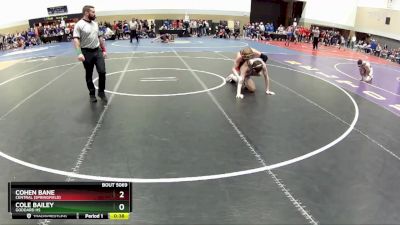 138A Champ. Round 1 - Cole Bailey, Goddard HS vs Cohen Bane, Central (Springfield)