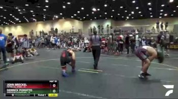 200 lbs Semis & 1st Wrestleback (8 Team) - Derrick Pomatto, American Gladiators vs John Breckel, Metro All Stars