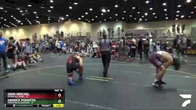 200 lbs Semis & 1st Wrestleback (8 Team) - Derrick Pomatto, American Gladiators vs John Breckel, Metro All Stars