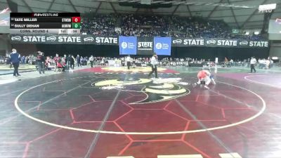 Boys 3A 120 lbs Cons. Round 4 - Sully DeHan, Auburn Mountainview vs Tate Miller, Stanwood