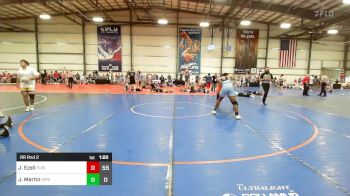 195 lbs Rr Rnd 2 - Joshua Ezell, Flint Tropics vs Jason Martin, Sprig Gardner Wrestling Club