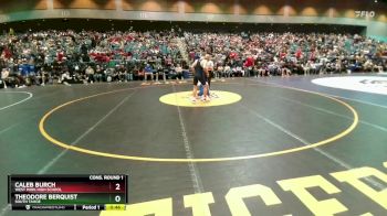 120 lbs Cons. Round 1 - Caleb Burch, West Park High School vs Theodore Berquist, South Tahoe