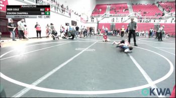 76 lbs Semifinal - Iker Cole, Weatherford Youth Wrestling vs Colton Chappell, Shelton Wrestling Academy