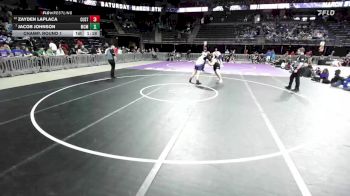 Champ. Round 1 - Jacob Johnson, McCook Central/Montrose vs Zayden LaPlaca, Custer
