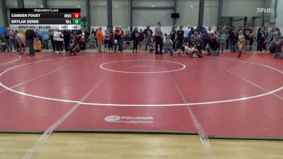 80 lbs Quarterfinal - Camden Foust, Mercersburg vs Brylan Zerbe, Valley View