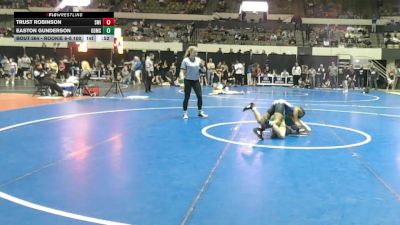 Rookie 6-8 100 Semifinal - Trust Robinson, Smithfield vs Easton Gunderson, Great Bridge Middle School