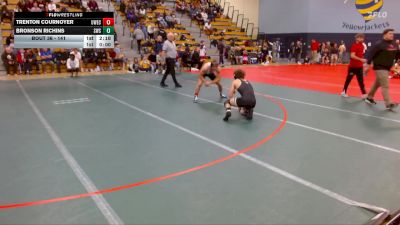 141 lbs Champ. Round 1 - Bronson Richins, Southwest State vs Trenton Cournoyer, UW-Eau Claire