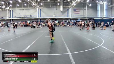 92 lbs Round 1 (4 Team) - Gavin Lovell, Mat Assassins Black vs Toby Bernash, U2 Uprising Black