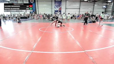 132 lbs Rr Rnd 3 - Lilliana Massenzio, Elite NJ Red vs Sophia Slaughter, 5forty Lady Brawlers