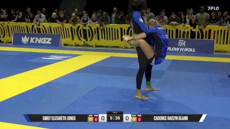 Cadence Raelyn Glann vs Emily Elizabeth Jones 2025 Pan IBJJF Jiu-Jitsu No-Gi Championship