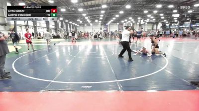 132 lbs Rr Rnd 3 - Arya Rawat, 84 Athletes Red vs Austin Fesinger, Evil Empire Red