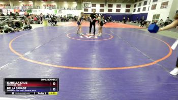 110 lbs Cons. Round 2 - Bella Savage, University Of The Cumberlands vs Isabella Cruz, Colorado Mesa