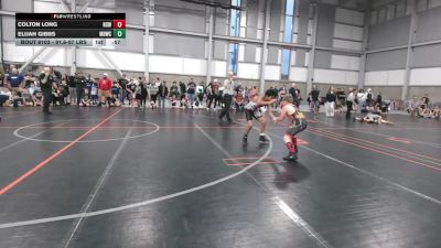 91.6-97 lbs Champ. Round 2 - Colton Long, NW Spartans Wrestling vs Elijah Gibbs, Mat Demon Wrestling Club