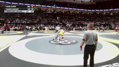 138 lbs 5th Place Match - Gage Older, Whitmer vs Kaiden Barker, Louisville