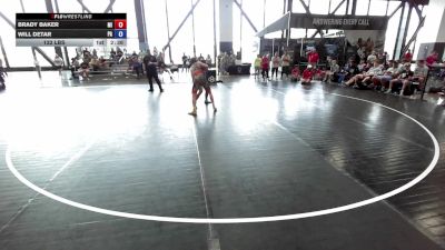 132 lbs Brady Baker, Michigan vs Will Detar, Pennsylvania