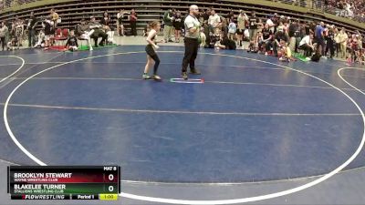 65 lbs Semifinal - Blakelee Turner, Stallions Wrestling Club vs Brooklyn Stewart, Wayne Wrestling Club