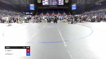 126 lbs Cons 32 #2 - Christian Jelle, Minnesota vs Geronimo Rivera, Utah