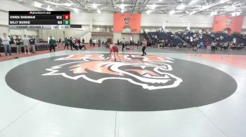 149 lbs Champ. Round 2 - Owen Sheiman, Wesleyan (CT) vs Billy Burke, Norwich