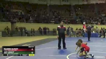 40 lbs Cons. Round 4 - BLAIDEN ALONZO, Cache Wrestling Club vs Kipp Bright, Smith Wrestling Academy