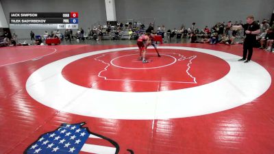 138 lbs Jack Simpson, Colorado vs Tilek Sadyrbekov, Pennsylvania Blue
