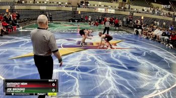 121 lbs Finals (8 Team) - Joe Bronske, Chicago Marist vs Anthony Heim, Shakopee