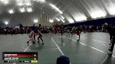 88 lbs Round 6 (10 Team) - Bayden Davis, DWA vs Karter Taylor, Rising Kingz Gold