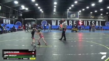 40 lbs Round 2 - Marcelyn Keiser, NA vs Abby Bradley, NA