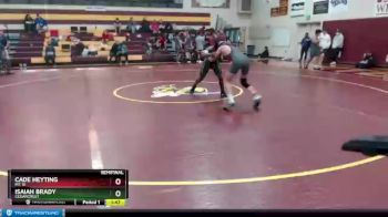 132 lbs Semifinal - Isaiah Brady, Cedarcrest vs Cade Heyting, Mt. Si