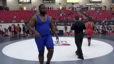 130 kg 3rd Place - Esteban Mendoza, California vs Mm Grant, Maryland