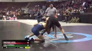 5A 145 lbs Champ. Round 1 - Santiago Lopez, Atrisco Heritage Academy vs Emilo Darnell, Hobbs