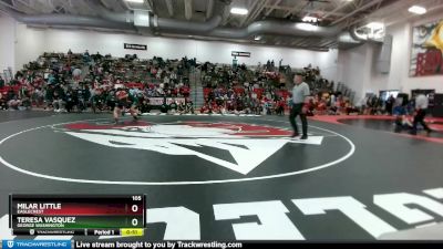 105 lbs Cons. Round 1 - Teresa Vasquez, George Washington vs Milar Little, Eaglecrest