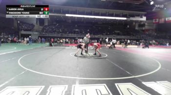132 lbs Quarterfinal - Aaron Avila, Golden Valley vs Theodore Young, Whitney