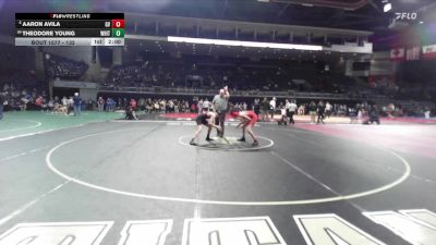 132 lbs Quarterfinal - Aaron Avila, Golden Valley vs Theodore Young, Whitney