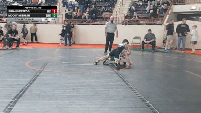 75_B lbs Consi Of 16 #1 - Judah Hertzog, Faith Christian Academy vs Mccoy Mishler, Somerset