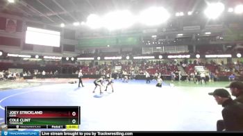 126 lbs Cons. Round 5 - Joey Strickland, Kuna vs Cole Clint, Timberline