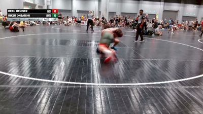147 lbs Round 2 (8 Team) - Riker Ohearon, Mat Assassins Black vs Beau Heniser, Indiana Outlaws