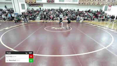 126 lbs Final - Sophia Fritz, Salem vs Luca Marshall, Tri-County