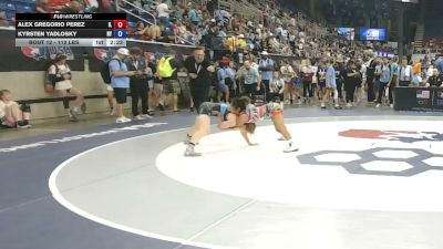 110 lbs Champ. Rd Of 128 - Alex Gregorio Perez, Illinois vs Kyrsten Yadlosky, New York