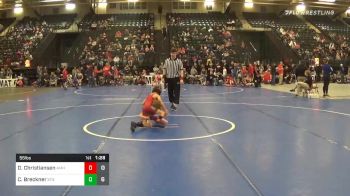 55 lbs Prelims - Drake Christiansen, Amherst Wrestling Club vs Carsyn Breckner, 2 Tuff Gym