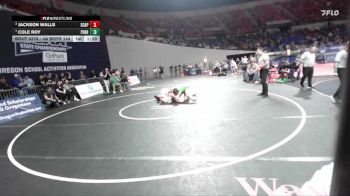 4A Boys 144 lbs 3rd Place Match - Cole Roy, Pendleton Boys vs Jackson Walls, Scappoose Boys