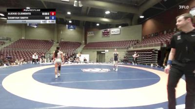 110 lbs Round 1 (3 Team) - Damiyah Smith, Iowa Central Community College vs Alexis Clements, Big Bend Community College