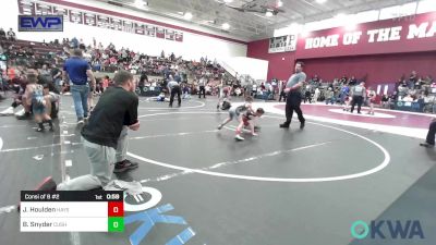 55 lbs Consi Of 8 #2 - Jett Houlden, Haysville Wrestling Club vs Barrett Snyder, Cushing Tigers